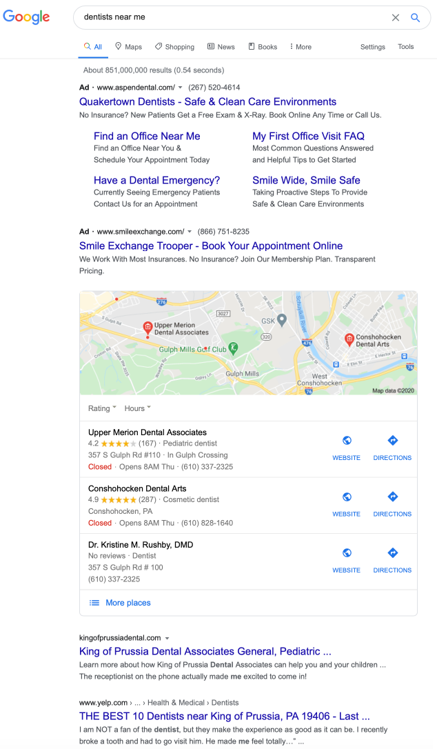 Dental Google Marketing