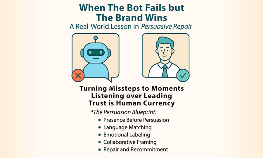 When the Bot Fails but the Brand Wins